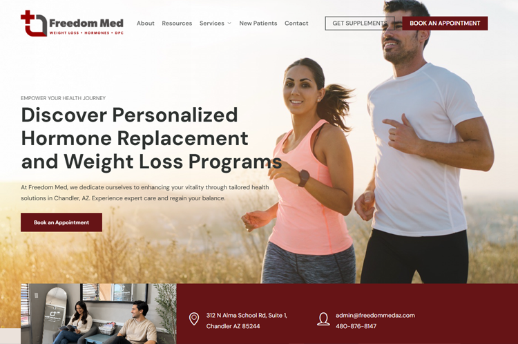 freedom med website
